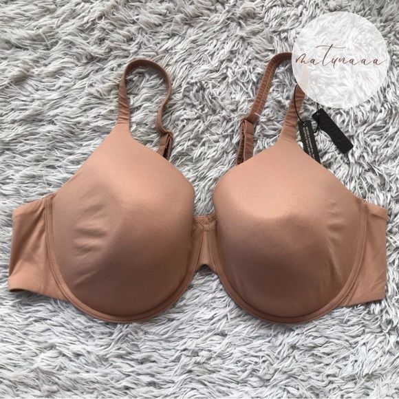 Skims Fits Everybody T-shirt Push-up Bra in Sienna 44D - Picture 1 of 3